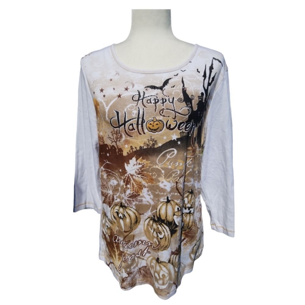 Christopher Banks 3/4 Halloween Tee Size Large - Picture 7 of 7